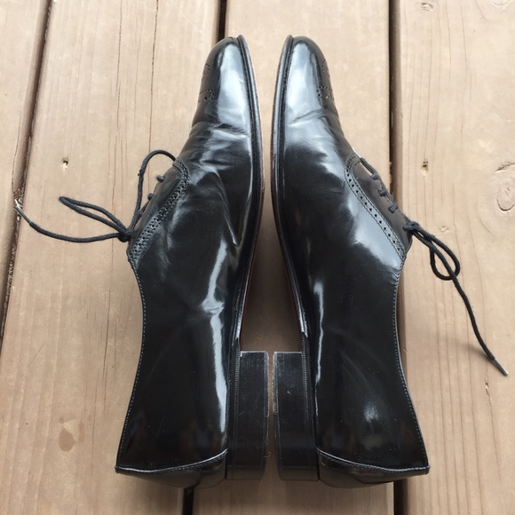 Vero Cuoio leather Oxford Brogue Toe Dress Shoes - Picture 4 of 7